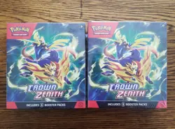 Pokemon TCG Crown Zenith Booster Bundles (2) NEW Sealed - Image 1