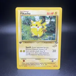 Pokemon TCG Pikachu [W Stamped] 60/64 WOTC Promo Unplayed NM+ - Image 1