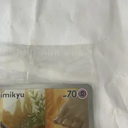 Pokemon SEALED Mimikyu SVP 075 Pladean Fates ETB Full Art Promo Holofoil!! - Image 4