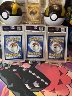 2023 Pokemon Squirtle Wartortle Blastoise ex PSA 9 Illustration Rare Trio 151 - Image 2
