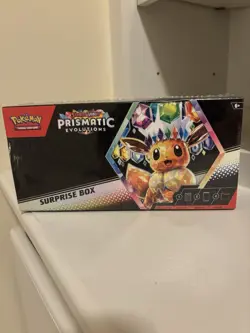 Pokemon TCG Scarlet Violet Prismatic Evolutions Surprise Box New Sealed In Hand - Image 1