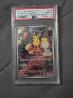 2023 Pokemon SV-P JP Detective Pikachu Det Pikachu Retrns, Pre-Order 098, PSA 10 - Image 1