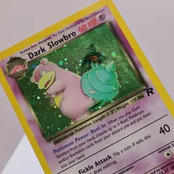 Pokemon TCG - Dark Slowbro 12/82 Team Rocket Holo Rare WOTC 1999 - HP - Image 1
