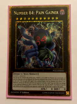 Yu-Gi-Oh! - Number 84: Pain Gainer - PGL3-EN010 - Gold Secret - 1st Edition - Image 1