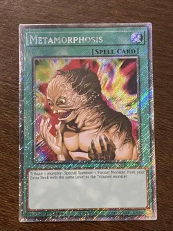 Metamorphosis (Platinum Secret Rare) RA04-EN123 1st Edition VLP - Image 1