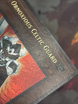 Obnoxious Celtic Guard DB2-EN112 Dark Beginning 2 Unlimited Ultra Rare LP - Image 3