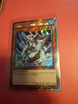 Mobius The Frost Monarch Platinum Secret Rare RA03-EN142 Yugioh - Image 1