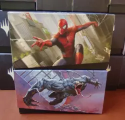 EMPTY Bundle Box Lot of 4 ~ mtg SPIDER-MAN Card Storage CLEAN! - Image 1