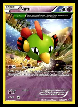 Natu (28 Delta) Common 28/108 XY - Roaring Skies Pokemon Card - Image 1