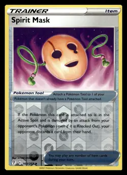 Spirit Mask Reverse Holo Uncommon 160/203 SWSH07: Evolving Skies Pokemon Card - Image 1