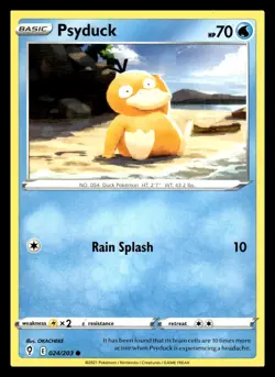 Psyduck Common 024/203 SWSH07: Evolving Skies Pokemon Card - Image 1