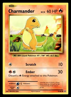 Charmander Common 9/108 XY - Evolutions Pokemon Card - Image 1