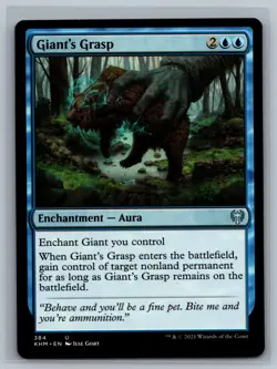 Magic The Gathering Kaldheim Giant's Grasp #384 MTG TCG CCG - Image 1