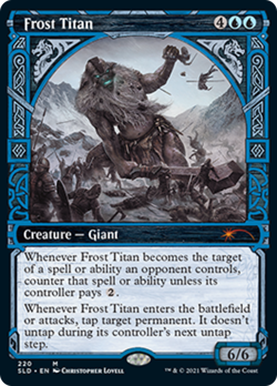 Frost Titan (Secret Lair) FOIL Promo PLD Creature Mythic Rare MTG CARD ABUGames - Image 1