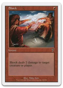 Shock #219 (LP) 7th Edition 7ED Magic MTG - Image 1