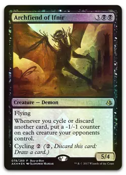 Archfiend of Ifnir #78 (Foil) (NM) Buy-A-Box Promos BABP Magic MTG - Image 1