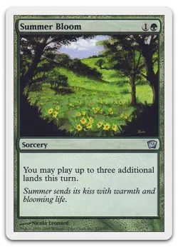 Summer Bloom #273 (NM) 9th Edition 9ED Magic MTG - Image 1