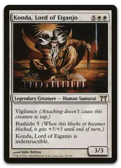 Konda, Lord of Eiganjo #30 (NM) Champions of Kamigawa CHK Magic MTG - Image 1