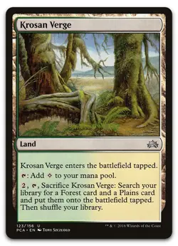 Krosan Verge #123 (NM) Planechase Anthology PCA Magic MTG - Image 1