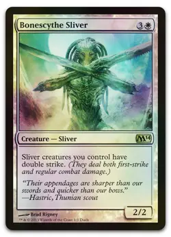 Bonescythe Sliver #1 (Foil) (LP) Media Promos MEDIA Magic MTG - Image 1