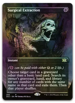 Surgical Extraction (Borderless) #356 (Foil) NM Double Masters 2022 Magic MTG - Image 1