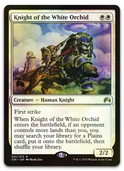 Knight of the White Orchid #21 (Foil) (NM) Magic Origins ORI Magic MTG - Image 1