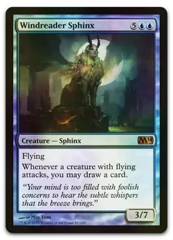 Windreader Sphinx #81 (Foil) (LP) Magic 2014 M14 Magic MTG - Image 1