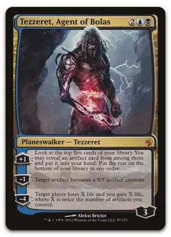 Tezzeret, Agent of Bolas #97 (LP) Mirrodin Besieged MBS Magic MTG - Image 1