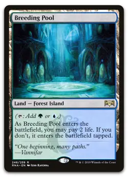 Breeding Pool #246 (LP) Ravnica Allegiance RNA Magic MTG - Image 1