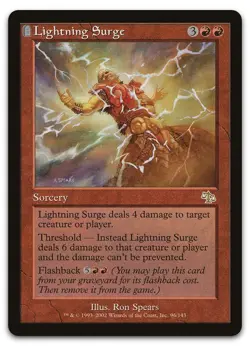 Lightning Surge #96 (NM) Judgment JUD Magic MTG - Image 1