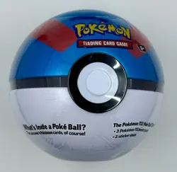 Brand New Sealed Pokemon Cards 2025 Poke Ball Tin B25 3 Booster Packs Great Ball - Image 1