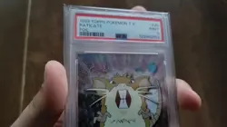 1999 topps pokemon T.v raticate #20 foil psa 9 Free Shipping Holo - Image 3