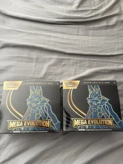 2 Pokemon TCG Mega Evolution Elite Trainer Box ETB Lot Of 2 Factory Sealed - Image 1