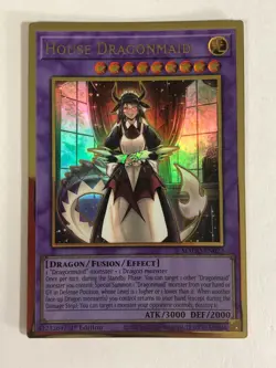 Yugioh! TCG Premium Gold Rare 1st Edition House Dragonmaid MAGO-EN027 NM - Image 1