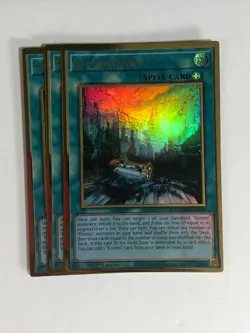 Yugioh! TCG Premium Gold Rare 1st Edition 3x Playset Kozmotown MAGO-EN050 - Image 1