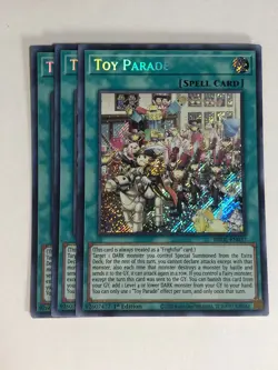 Yugioh! TCG Secret Rare 1st Edition 3x Playset Toy Parade BROL-EN037 NM - Image 1