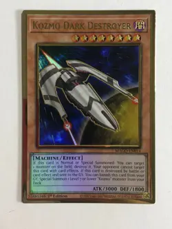 Yugioh! TCG Premium Gold Rare 1st Edition Kozmo Dark Destroyer MAGO-EN014 NM - Image 1
