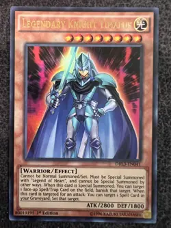 Yugioh Legendary Knight Timaeus DRL3-EN041 Ultra Rare 1st Edition NM - Image 1