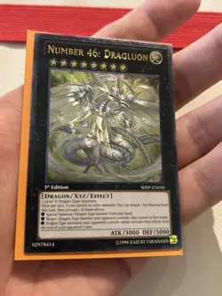 Yugioh Number 46: Dragluon Ultimate Rare 1st Edition SHSP! NM - Image 1