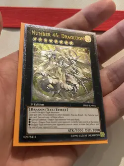 Yugioh Number 46: Dragluon Ultimate Rare 1st Edition SHSP! NM - Image 2