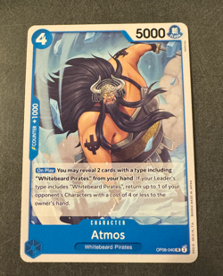 OP08-040 Atmos : Uncommon English One Piece TCG Card : OP08: Two Legends - Image 1