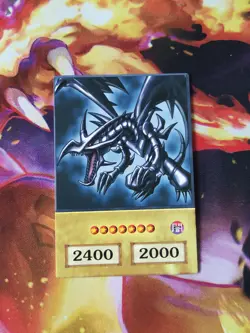 Yu-Gi-Oh Anime Style Card | Red Eyes Black Dragon - Image 1