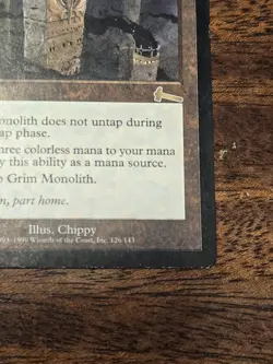 Grim Monolith Card Urza's Legacy Magic the Gathering - Image 4