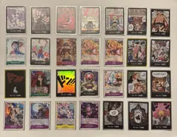 ONE PIECE 28 CARD LOT ALT ART SUPER RARE NAMI LUFFY ZORO YAMATO SANJI CHOPPER - Image 1