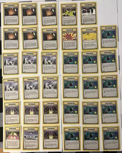 Pokemon TCG Narrow Gym Heroes Lot of 35 1st Edition Trainer Cards LP-NM - Image 1