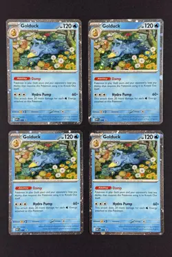 Golduck MEP 008 Mega Evolution Black Star Promo Lot (4-Cards) - Image 1