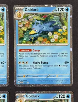 Golduck MEP 008 Mega Evolution Black Star Promo Lot (4-Cards) - Image 3
