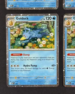 Golduck MEP 008 Mega Evolution Black Star Promo Lot (4-Cards) - Image 4
