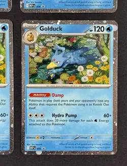 Golduck MEP 008 Mega Evolution Black Star Promo Lot (4-Cards) - Image 5