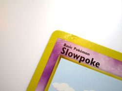 1999 Pokemon SLOWPOKE Fossil ADDITIONAL INK ERROR Misprint Card 55/62 - Image 2